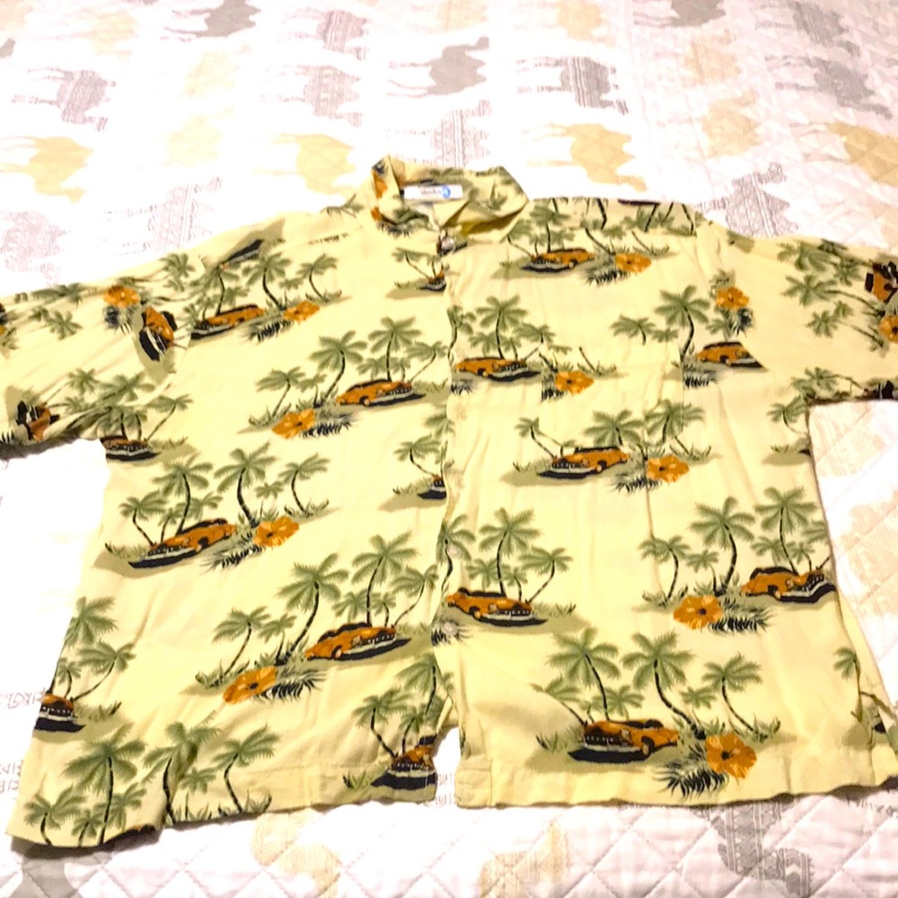 Studio 35 button down Hawaiian shirt Large